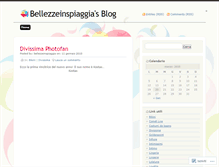 Tablet Screenshot of bellezzeinspiaggia.wordpress.com