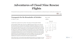 Desktop Screenshot of cloudninerescueflights.wordpress.com