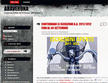 Tablet Screenshot of abaverona.wordpress.com