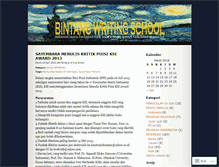 Tablet Screenshot of bintangwritingschool.wordpress.com