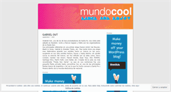 Desktop Screenshot of mundocool.wordpress.com