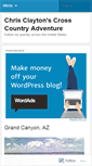 Mobile Screenshot of chrisclaytonscrosscountryadventure.wordpress.com