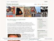 Tablet Screenshot of nationfrancaise.wordpress.com