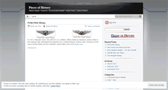 Desktop Screenshot of piecesofhistory.wordpress.com