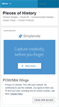 Mobile Screenshot of piecesofhistory.wordpress.com