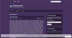 Desktop Screenshot of dreamoracle.wordpress.com
