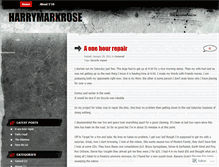 Tablet Screenshot of harrymarkrose.wordpress.com