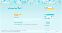 Desktop Screenshot of kirawoodfield.wordpress.com