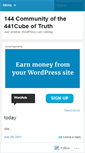 Mobile Screenshot of cubeoftruth.wordpress.com