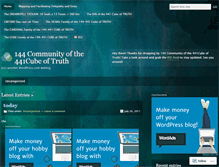 Tablet Screenshot of cubeoftruth.wordpress.com