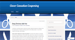 Desktop Screenshot of clevercanadiancouponing.wordpress.com