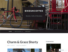 Tablet Screenshot of bikesncoffee.wordpress.com