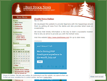 Tablet Screenshot of beststocknews.wordpress.com