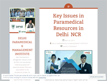 Tablet Screenshot of dpmiindia.wordpress.com