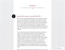 Tablet Screenshot of ankespears.wordpress.com