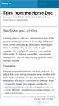 Mobile Screenshot of horsedoctales.wordpress.com