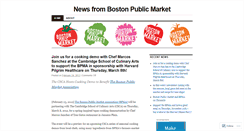 Desktop Screenshot of bostonpublicmarket.wordpress.com