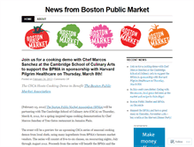 Tablet Screenshot of bostonpublicmarket.wordpress.com