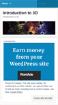 Mobile Screenshot of in3dp11xuanhao.wordpress.com