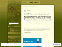 Tablet Screenshot of chellthomas.wordpress.com