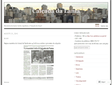 Tablet Screenshot of calcadadalama.wordpress.com