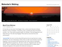 Tablet Screenshot of malembe.wordpress.com