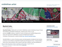 Tablet Screenshot of midlothianartist.wordpress.com
