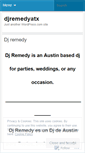 Mobile Screenshot of djremedyatx.wordpress.com