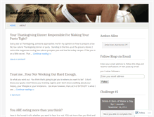 Tablet Screenshot of amberallenfitness.wordpress.com