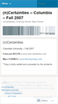 Mobile Screenshot of ncertainties.wordpress.com