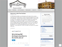 Tablet Screenshot of bentreebuilders.wordpress.com