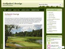 Tablet Screenshot of golfpaket.wordpress.com