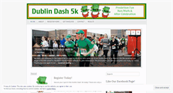 Desktop Screenshot of dublindash5k.wordpress.com