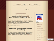 Tablet Screenshot of ccgop.wordpress.com