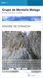 Mobile Screenshot of espeleomalaga.wordpress.com
