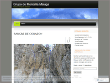 Tablet Screenshot of espeleomalaga.wordpress.com