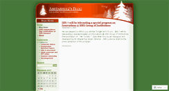 Desktop Screenshot of amitabh112.wordpress.com