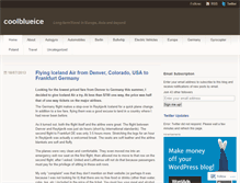 Tablet Screenshot of coolblueice.wordpress.com