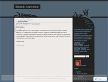 Tablet Screenshot of ebookalchemy.wordpress.com