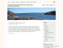 Tablet Screenshot of climateactionnl.wordpress.com
