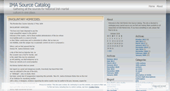 Desktop Screenshot of irishmartialarts.wordpress.com