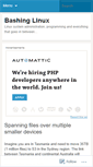 Mobile Screenshot of bashinglinux.wordpress.com