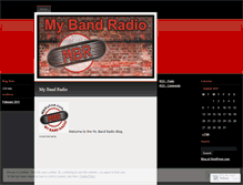 Tablet Screenshot of mybandradio.wordpress.com