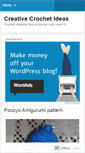 Mobile Screenshot of creativecrochetideas.wordpress.com