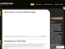 Tablet Screenshot of carlosirojas.wordpress.com