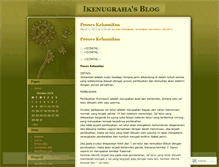 Tablet Screenshot of ikenugraha.wordpress.com