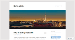 Desktop Screenshot of berlinalittle.wordpress.com