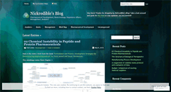 Desktop Screenshot of nickredible.wordpress.com