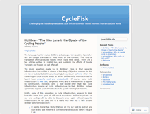 Tablet Screenshot of cyclefisk.wordpress.com