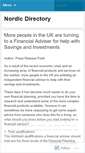 Mobile Screenshot of nordicdirectory.wordpress.com